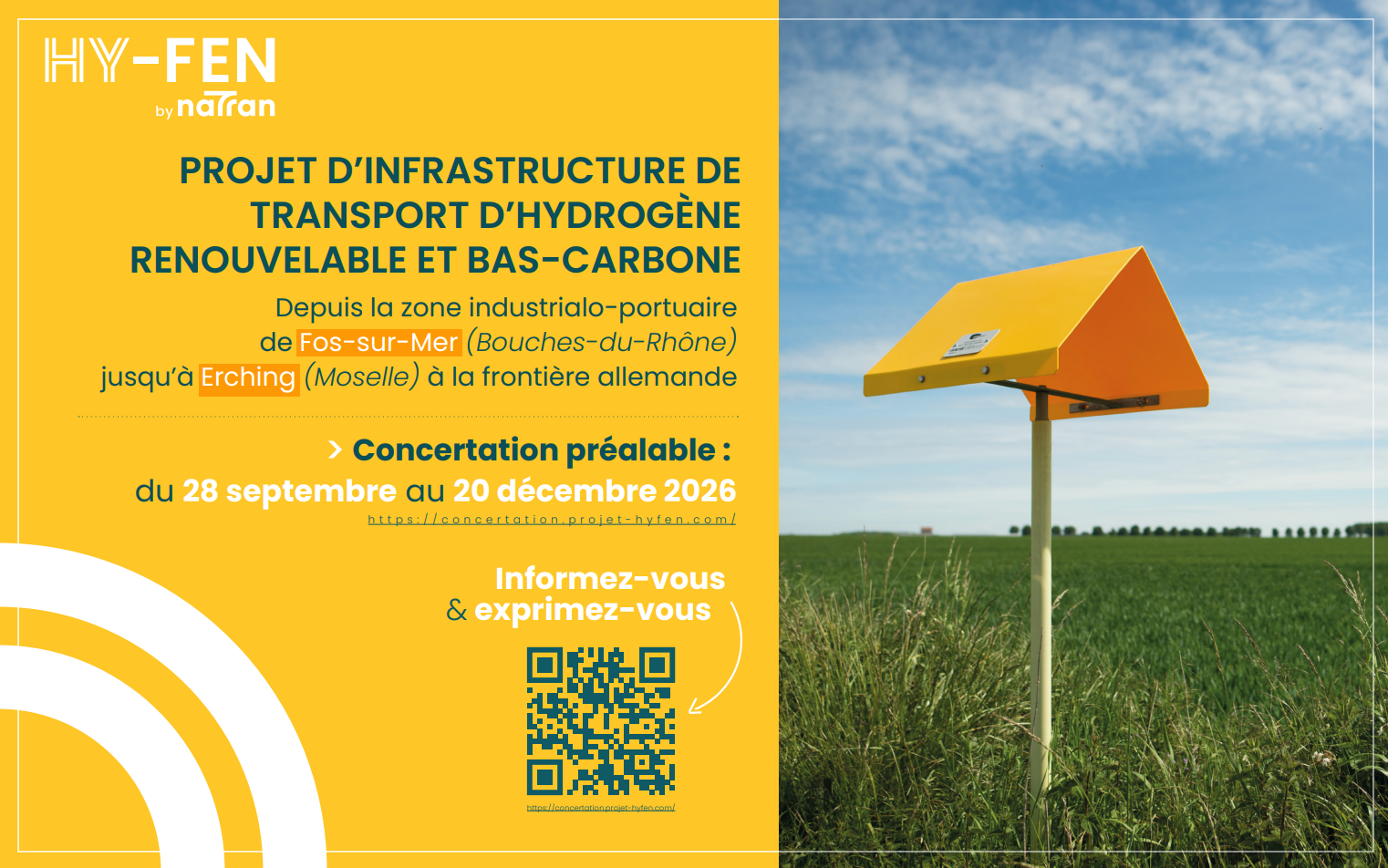 Concertation préalable sur le projet HY-FEN