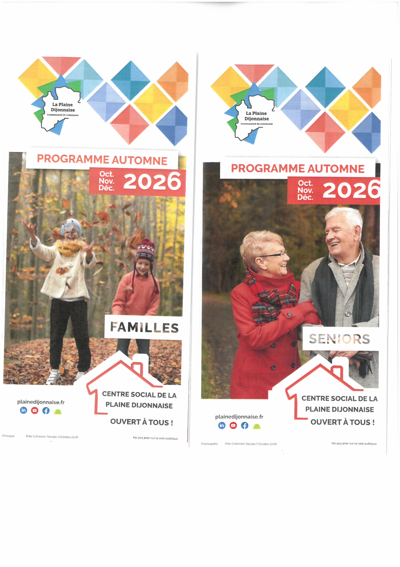 Programmes Automne 2026